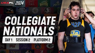 2024 USAPL Collegiate Nationals  Day 1  Session 2  Platform 2  FR 56 kg [upl. by Batholomew]