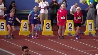 100yearold and 102yearold runners break world records [upl. by Kobe177]