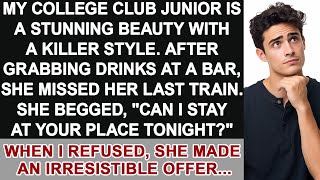 My college junior missed the last train and I turned down her tempting offer to stay [upl. by Etessil88]