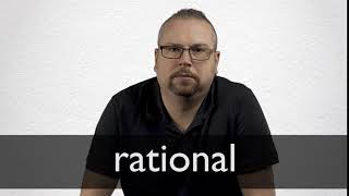 How to pronounce RATIONAL in British English [upl. by Hartill]