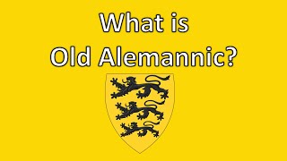 What is Old Alemannic [upl. by Druci677]