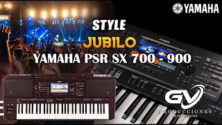 RITMO JÚBILO  YAMAHA PSR SX 700 [upl. by Cott95]