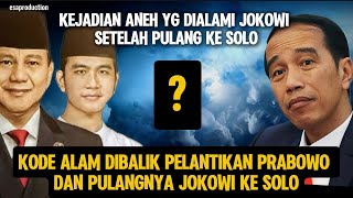 MERINDING 🔴SEBUAH KODE ALAM  KEJADIAN ANEH YG DIALAMI JOKOWI SETELAH PULANG KE SOLO [upl. by Dnalel]