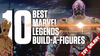 Top 10 Best Marvel Legends BuildAFigures  List Show 6 [upl. by Campos105]