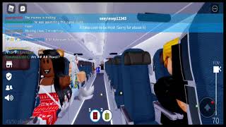 My First LA Airways Flight ROBLOX [upl. by Ecnaralc]