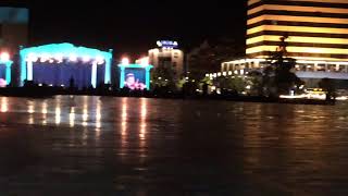 Shkelzen Doli famous Albanian violinist plays Skanderbeg Square Tirana [upl. by Naul]