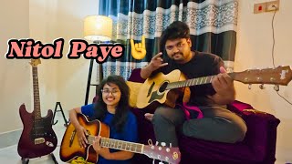 Nitol Paye  Fuad  Guitar cover by Rahamat amp Jannat [upl. by Munt484]