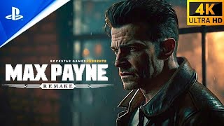 Max Payne 1 Remake Official Gameplay PS5 4K [upl. by Odille29]