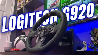 Logitech G920 Steering Wheel still worth getting Review  G920 Wheel for the Xbox Series X PC [upl. by Nive]