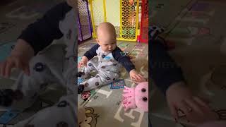 lovely cute baby activity love it 😻 Happy Babies Kidz View 💕happybabieskidzview [upl. by Annav]