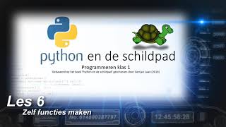 ICTmeester  Programmeren met Python les 6 Zelf functies maken [upl. by Atirahc]