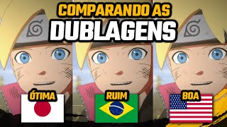 COMPARANDO AS DUBLAGENS DE NARUTO STORM CONNECTIONS BRASIL  JAPÃO EUA [upl. by Analah]