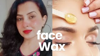 DIY Face Wax For Sensitive SkinFace Wax At Home Face Wax Krnay ka Tarika [upl. by Natsrik]