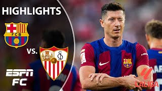 FINAL MATCH 🔥 Barcelona vs Sevilla  LALIGA Highlights  ESPN FC [upl. by Ahsel]