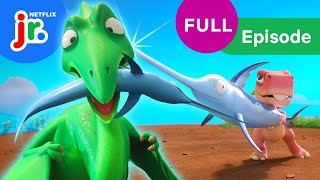 Point Beak  Food Fight  Simply The Nest 🦖 FULL EPISODE  Bad Dinosaurs  Netflix Jr [upl. by Suiravat]