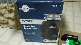 InSinkErator Power 900 Garbage Disposal Bought on 71024 Correct Power Install [upl. by Farlay]