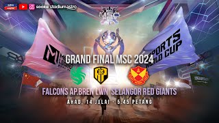 GRAND FINAL MLBB Mid Season Cup 2024  FALCONS APBREN LWN SRG [upl. by Rogovy24]