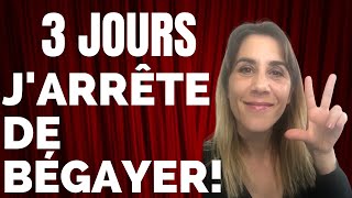 Bégaiement  3 jours pour arrêter DE BÉGAYER [upl. by Ailati359]