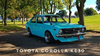 RETRO TOYOTA COROLLA KE30  RiseLow Media [upl. by Iuqcaj767]