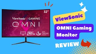 Immersive Gaming Bliss ViewSonic OMNI VX3218PCMHD 32 Inch Curved Gaming Monitor Review [upl. by Ynaiffit]