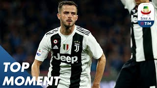 Pjanić great free kick goal  Napoli 12 Juventus  Top Moment  Serie A [upl. by Ranit]