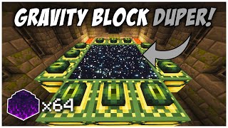 Simple Gravity Block Duper Tutorial  Minecraft Java 1206 [upl. by Nonnahsal]