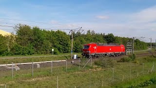 Batteriebetrieb • battery mode Pantographs down • Siemens Vectron • quot193 3183quot • Testfahrt [upl. by Allister]