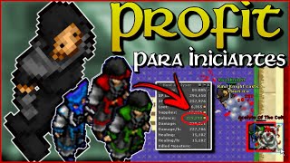 PROFIT para iniciantes 250khr level 40 Magician Quarter Yalahar [upl. by Yleek]