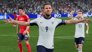 England vs Spain  UEFA EURO 2024 Championship Full Match Highlights EA FC24 Sim [upl. by Burnsed]