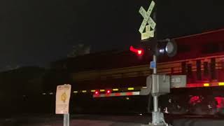 CSX 8 Engine Coal train slowly moves in the dark with 1851 Trailing 5th [upl. by Siron778]