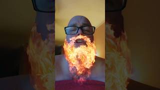 Flammable Shaving Foam shave shaving shavingcream beard beards beardstyle fire funny shorts [upl. by Redman796]