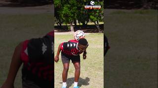 Around the world Crossover and neck stallvery easy football soccer footballtricks [upl. by Olra]