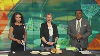 Oleum Vegan Kitchen visits WJZ at 9 for Maryland Vegan Restaurant Month [upl. by Aleiram834]