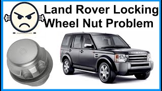 How To Remove Spinning Land Rover Locking Wheel Nuts  One option  Its Painful  Discovery amp Sport [upl. by Avlasor]