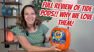 Review of tide pods for laundry we love them [upl. by Yrram]