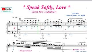 The best piano  Speak Softly Lovequot  quotThe Godfatherquot  sheet [upl. by Auhoj]