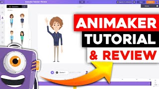 Animaker Review and Complete Tutorial 2021  Everything You Need To Know [upl. by Ruyam]