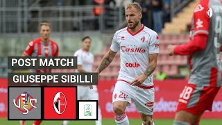 CremoneseBari  Serie BKT 202425  Intervista post match di Giuseppe Sibilli [upl. by Odlanyer]