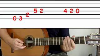 Guitar lesson 4B  Beginner  Beat it on three strings [upl. by Janna]