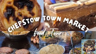 Why you should visit Chepstow FOOD TOUR amp Everything I Ate  Chepstow Market [upl. by Ynnej782]