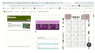 OFFICE365 Word plantilla calendario office365 [upl. by Ahsiuqram]