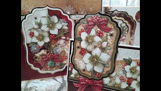 Crafting with Hunkydory Christmas Blockbuster 2023 Christmas Classics  Christmas Rose [upl. by Gurevich]