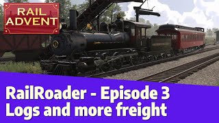 RailRoader  Episode 3  Logs Freight Trains and Double Headers [upl. by Smaoht]