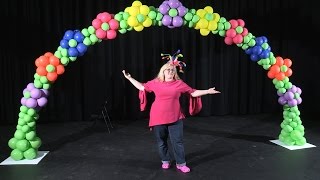 Balloon Arch in a Flower Pattern  DIY Tutorial [upl. by Aihsas]