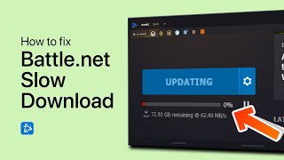 How To Fix Battlenet Slow Download Speed amp Connection Problems [upl. by Debby]