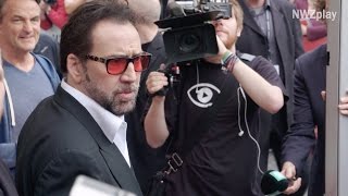 Nicolas Cage erhält Stern auf dem Oldenburger Walk of Fame [upl. by Fahland938]