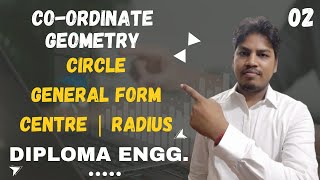 Centre and radius  Circle  Coordinate Geometry [upl. by Torry]