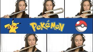 Pokemon Theme Song Flute Cover  With Sheet MusicQ [upl. by Alaehs]