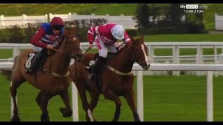 Triumph horse Tritonic impresses on hurdling debut at Ascot [upl. by Irmina499]