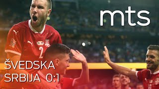 Švedska  Srbija 01 UEFA Liga nacija liga B grupa 4 sezona 202223 [upl. by Inail]